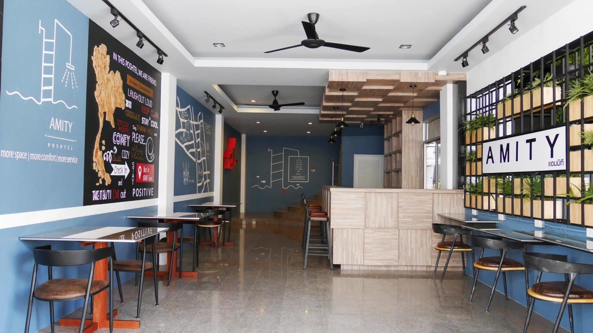 Amity Poshtel Vandrarhem Krabi town Exteriör bild