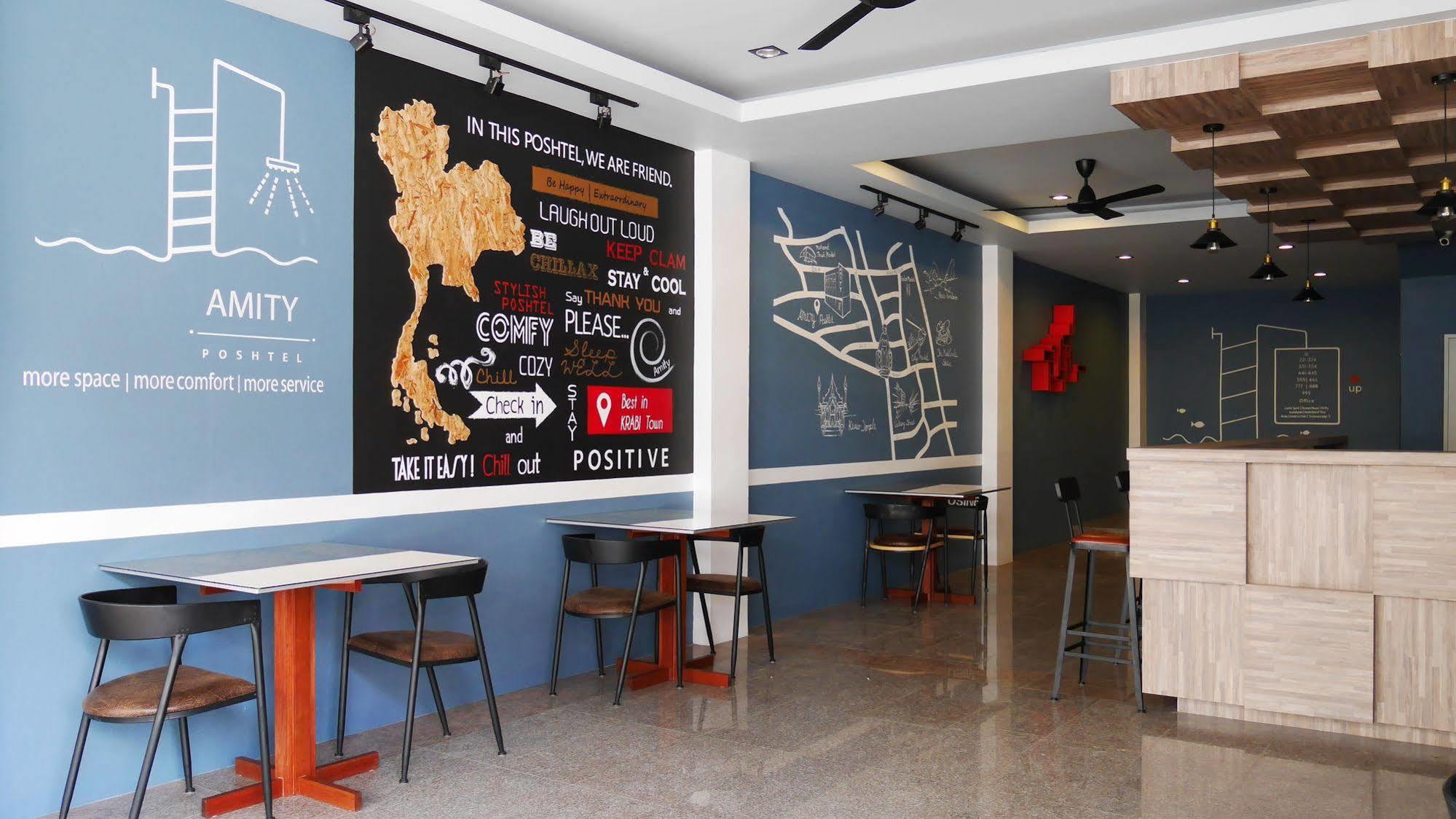 Amity Poshtel Vandrarhem Krabi town Exteriör bild